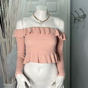 Forever 21 Ruffle Crop Top